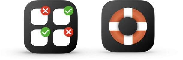Illustrative apps icons